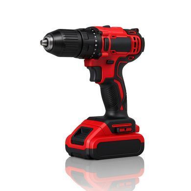 Шуруповерт аккумуляторный ударный 24V с 2 аккумуляторами RED MA751 • Электрическая дрель-шуруповерт для дома, ремонта, сборки мебели и монтажных работ