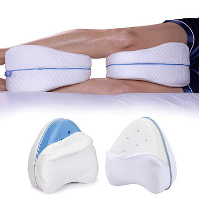 Ортопедична подушка для ніг Contour Leg Pillow гіпоалергенна подушка з пам'яттю