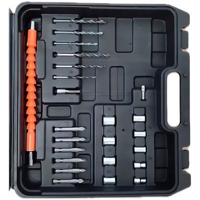 Шуруповерт аккумуляторный ударный 24V с 2 аккумуляторами RED MA751 • Электрическая дрель-шуруповерт для дома, ремонта, сборки мебели и монтажных работ