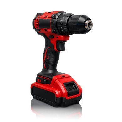 Шуруповерт аккумуляторный ударный 24V с 2 аккумуляторами RED MA751 • Электрическая дрель-шуруповерт для дома, ремонта, сборки мебели и монтажных работ