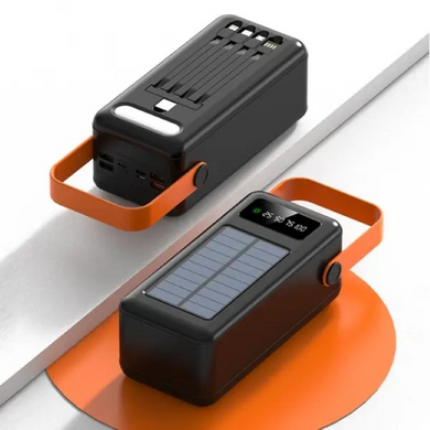 Портативный внешний аккумуляторч YM-640 CX с высокой ёмкостью ∙ Power Bank с солнечной панелью 160000 mAh YM-640 CX