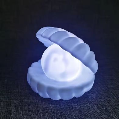 Ночник Ракушка с жемчужиной Perl Light &middot; LED светильник настольный беспроводной с USB зарядкой