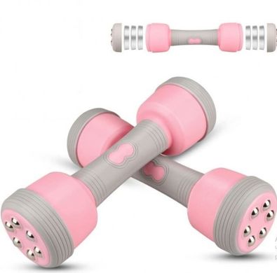 Тренажерні гантелі - масажер для тіла Multifunctional massage dumbbells ∙ Розбірні масажні гантелі з регулюванням ваги та навантаження