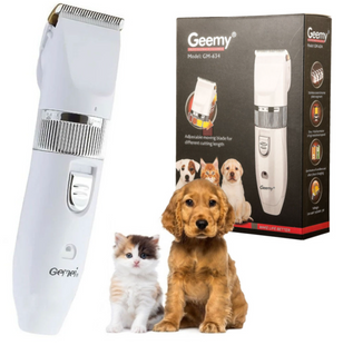 Машинка для стрижки животных GEMEI GM-634 Pet ∙ Профессиональный груммер GM-634 Pet с керамическими ножами