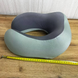 Подушка для шеи U-образная Memory Foam 28&times;26&times;12 см &bull; Дорожная подушка с эффектом памяти для сна, отдыха, поездок, самолета, авто и офиса