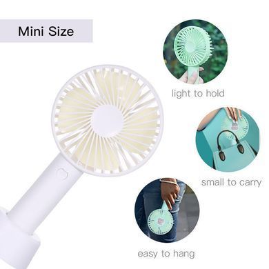 Вентилятор MINI FAN портативный ручной настольный складной мини вентилятор от USB на аккумуляторе