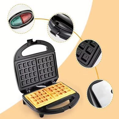 Вафельниця Hoffmans HM-3027 для дому &bull; Електрична вафельниця з антипригарним покриттям і терморегулятором