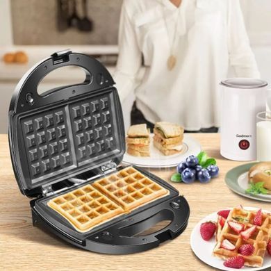 Вафельниця Hoffmans HM-3027 для дому &bull; Електрична вафельниця з антипригарним покриттям і терморегулятором