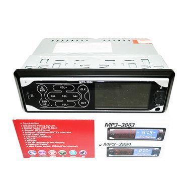 Автомагнитола Pioneer MP3 3884 ISO 1DIN сенсорный дисплей PR4