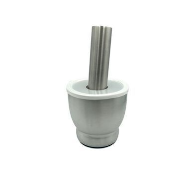 Ступка с пестиком металлическая из нержавеющей стали FRU-562, 9 x 11.5 см