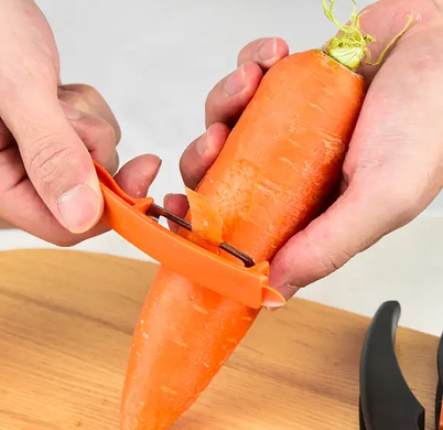 Прес для часнику Multifunctional Garlic Presser Часничниця + ніж для чищення овочів + паличка для очищення преса
