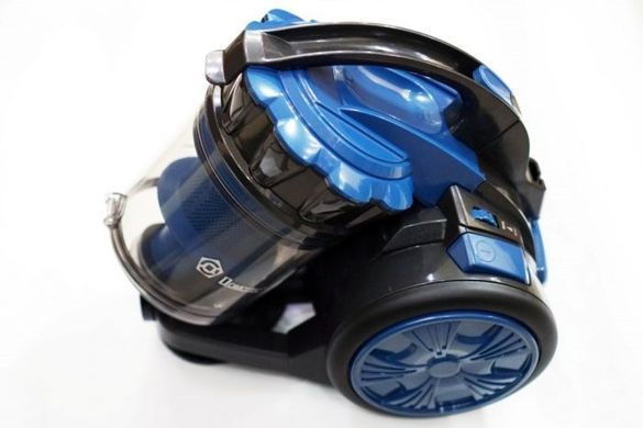 Контейнерный пылесос Domotec MS 4407 с регулятором мощности и турбощеткой Turbo Brush ∙ 4600W ∙ Синий