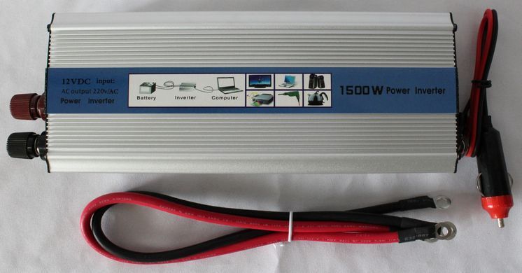 Преобразователь Авто Инвертор 12 V 220 V 1500 W am PR5