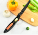 Прес для часнику Multifunctional Garlic Presser Часничниця + ніж для чищення овочів + паличка для очищення преса
