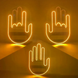 Светодиодная LED рука с жестами для авто Hand Light с пультом управления &bull; Автомобильная LED подсветка на стекло