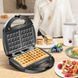 Вафельниця Hoffmans HM-3027 для дому &bull; Електрична вафельниця з антипригарним покриттям і терморегулятором