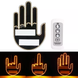 Светодиодная LED рука с жестами для авто Hand Light с пультом управления &bull; Автомобильная LED подсветка на стекло
