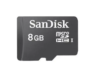 Карта пам'яті SanDisk MicroSD 08GB10 with Adapter