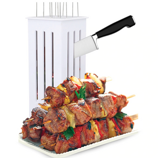 Приспособление для быстрого нанизывания шашлыка brochette express | шпажки для шашлыка PR4