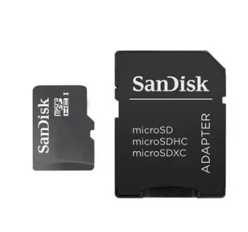 Карта пам'яті SanDisk MicroSD 08GB10 with Adapter