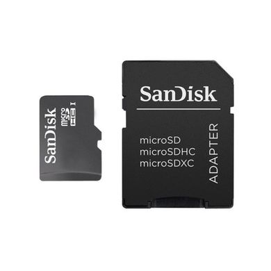 Карта пам'яті SanDisk MicroSD 08GB10 with Adapter