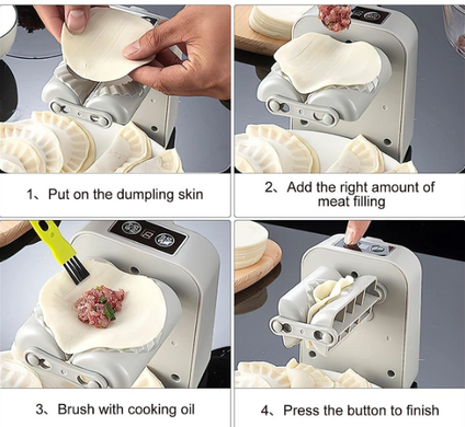 Автоматична USB машинка для швидкого ліплення вареників та пельменів