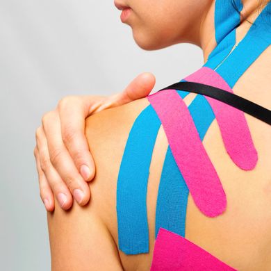 Кинезио тейпы Kinesiology tape, 2см х 5м ∙ Эластичный пластырь – тэйп для тела, спины и шеи в рулоне