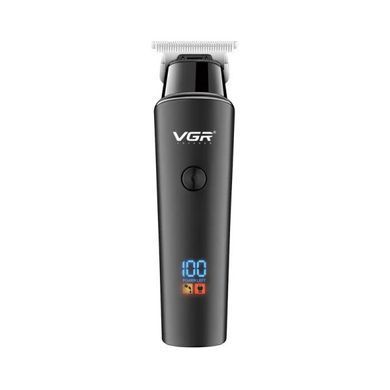 Машинка для стрижки VGR V-937 для волос и бороды &bull; Аккумуляторный триммер для окантовки с T-образным ножом, LED-дисплеем и USB Type-C