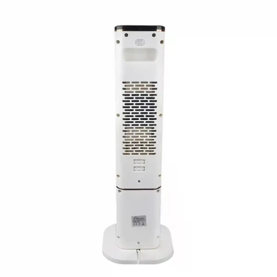 Напольный обогреватель PTC-1108R 2000 Вт белый &bull; Керамический тепловентилятор PTC-1108R с пультом, автоповоротом и эффектом камина
