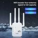 Репітер підсилювач сигналу ретранслятор Wi-Fi роутер 300Мбіт ∙ Wi-Fi ретранслятор 2.4G з 6 антенами