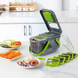 Овочерізка мультислайсер AND1536 Vegetable Cutter &bull; Ручний подрібнювач для овочів, фруктів, салатів і домашньої нарізки