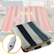 Электропростынь Electric Blanket 150&times;120 см с регулировкой температуры, разноцветные полосы &bull; Электрическая простынь Electric Blanket 150&times;120 см 86 Вт для прогрева кровати