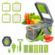 Овочерізка мультислайсер AND1536 Vegetable Cutter &bull; Ручний подрібнювач для овочів, фруктів, салатів і домашньої нарізки