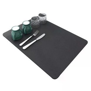 Коврик для сушки посуды PVC mat 40&times;30 см &bull; Кухонный коврик-подставка 40&times;30&times;0,4 см для тарелок, чашек и столовых приборов