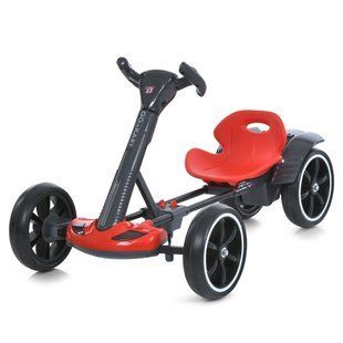 Детский электромобиль GO KART F1 с пультом и Bluetooth 390 Вт красный &bull; Детский электрокарт GO KART F1 на аккумуляторе с пультом управления