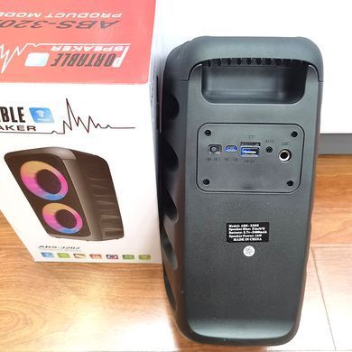 Портативная Bluetooth колонка ABS-3202 &bull; Беспроводная акустическая колонка для музыки, дома, отдыха и поездок