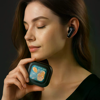Бездротові навушники LX10 TWS &bull; TWS-навушники LX10 Earbuds Bluetooth 5.4 з LED-дисплеєм, ANC та ENC