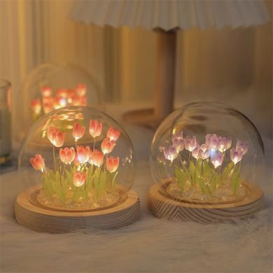 Декоративний нічник Тюльпани &middot; Лампа &ndash; конструктор Spherical lamp &middot; Настільний світильник ручної роботи