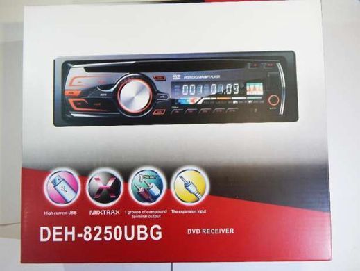 Автомобильная магнитола DEH-8250UBG DVD USB+Sd+MMC съемная панель PR5