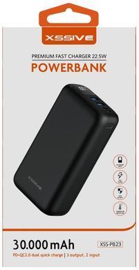 Power Bank 30000 mAh XSSIVE XSS-PB23 для поїздок і подорожей ∙ Портативний зовнішній акумулятор XSS-PB23