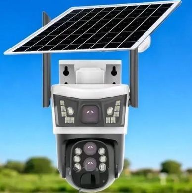 4G-камера V39 360&deg; &bull; Уличная IP-камера IPC-V380-P10-4G с SIM-картой, солнечной панелью и удалённым доступом