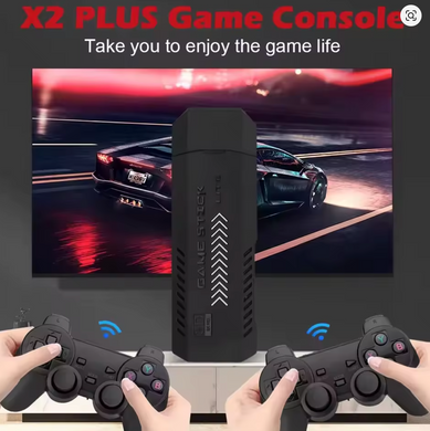Игровая приставка X2 Plus Gamestick с двумя беспроводными джойстиками ∙ Gamepad-приставка X2 Plus 64GB с поддержкой 4K Ultra HD