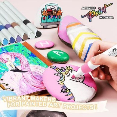 Набор акварельных маркеров 12 шт Water Color Pen 635-12 ∙ Акварельные маркеры Water Color Pen 635-12