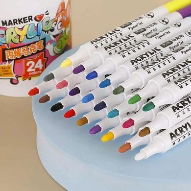 Набор акварельных маркеров 12 шт Water Color Pen 635-12 ∙ Акварельные маркеры Water Color Pen 635-12