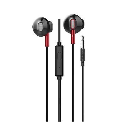 Наушники проводные Hoco M57 Sky sound Universal с микрофоном Black (M57b) CG08 PR2