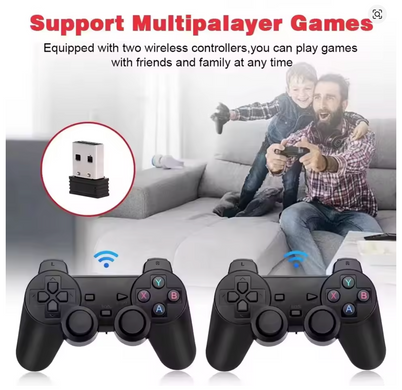 Игровая приставка X2 Plus Gamestick с двумя беспроводными джойстиками ∙ Gamepad-приставка X2 Plus 64GB с поддержкой 4K Ultra HD