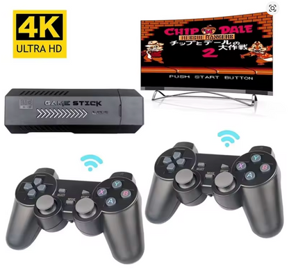 Игровая приставка X2 Plus Gamestick с двумя беспроводными джойстиками ∙ Gamepad-приставка X2 Plus 64GB с поддержкой 4K Ultra HD