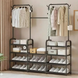 Многофункциональная вешалка для хранения Multi Functional Coat Rack AND 9130-4 &bull; Напольная стойка-органайзер для одежды, сумок, шляп и аксессуаров