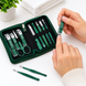 Маникюрный набор AND ES-09A 9 предметов &bull; Маникюрно-педикюрный набор 9PCS Nail Clipper из нержавеющей стали в дорожном футляре