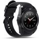 Умные смарт-часы Smart Watch V8 Сенсорные с Bluetooth microSD шагомер камера Black Original CG10 PR3